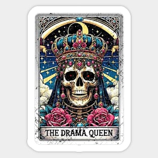 DEAD SKULL DRAMA QUEEN Sticker